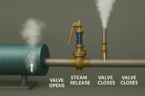 How it works - Steam Safety Valve